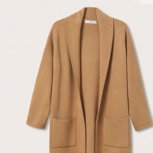 Mango oversized coat with pockets size M